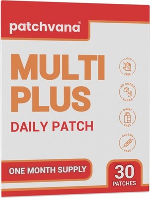 Patchvana Multi Plus Multivitamin Patches, 30 Patches