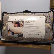 BenjiPod Stroller & Car Seat Footmuff 7AM Paris New York 0-18 Months Brand New 