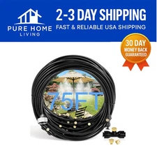 75FT Outdoor Misting System – Effective Cooling for Patios & Gardens