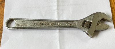 Crescent 8'' Forged Steel Adjustable Wrench Made in the U.S.A. Jamestown