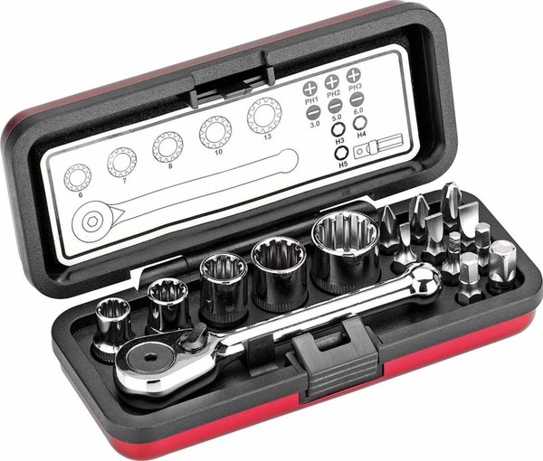 Cimco Werkzeuge SteckschlüSsel-Bit-Box 113156 Bitsortimente-image