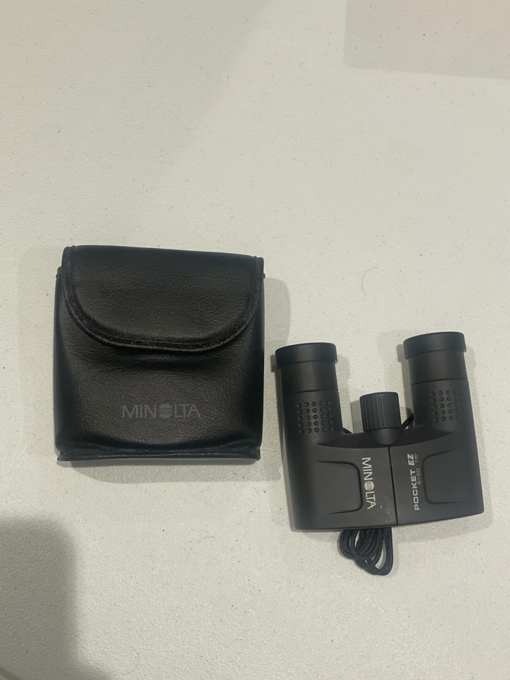 Minolta EZ 8x20 Pocket Binoculars Japan with Case – New - Image 4 of 4