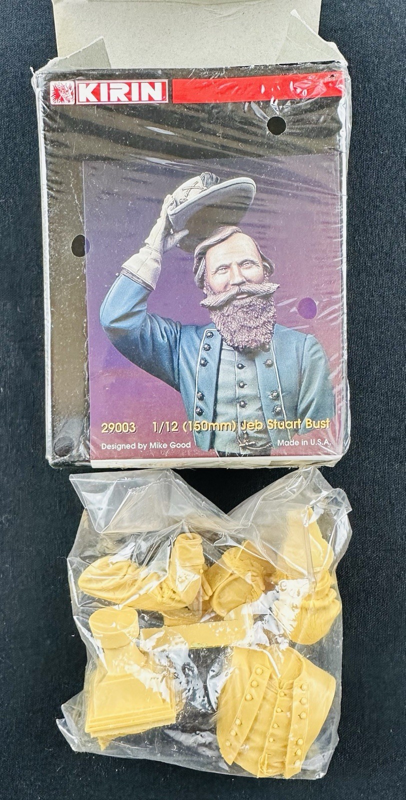 Kirin 1/12th Scale JEB Stuart (C.S.A) 1863 Resin Bust Model