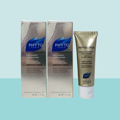 PHYTO PARIS COLOR TREATED HIGHLIGHTED HAIR PHYTOCITRUS 1.7 OZ NWB LOT OF 2