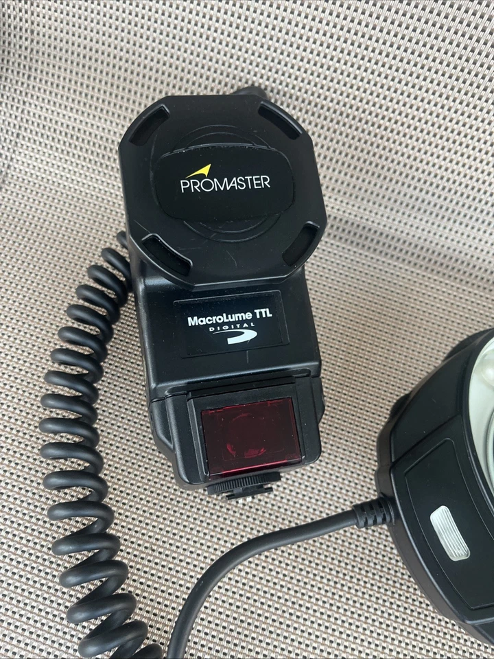 NUEVO Anillo Digital Promaster Macrolume TTL/Macro Flash NEGRO Foto 2 de 4