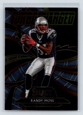 Randy Moss 2020 Panini Select #T5 Turbocharged New England Patriots 4-5