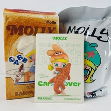 POP MART x Molly Carb-Lover Baking Time Series Figure Dolls - Crocodile Bread