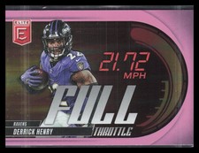 Derrick Henry 2025 Donruss Elite #8 Full Throttle Pink