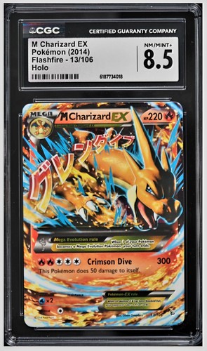 M Charizard-EX graded CGC 8.5 for sale on eBay