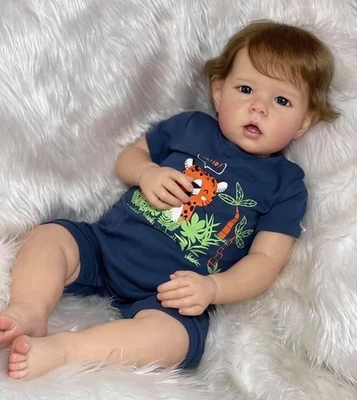 Anano Realistische Lebensechte Reborn Baby Puppen Liam 20 Zoll Real Life