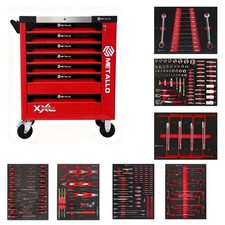 Metallo Carrello portautensili pieno - carrello da officina professionale set attrezzi utensili manuali