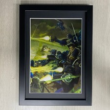 ULTRAMARINES FRAMED ART SPACE MARINES ADEPTUS ASTARTES WARHAMMER 40K 40,000