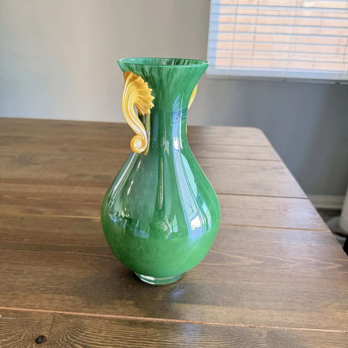 Glass Green Original Collectible Vases | eBay