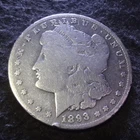 1893-O Morgan Silver Dollar - Choice Good G+ details from the New Orleans mint