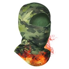 Fleece Lined Thicker Balaclava Ski Mask, Winter One Size Winter-jungle Camo