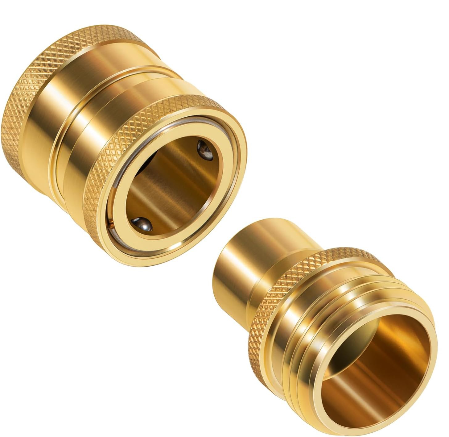 for Dramm 22729 Heavy Duty Brass Hose Coupler Quick Disconnect Connector 3/4"