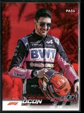 2024 Topps Paddock Pass Formula 1 #9 Esteban Ocon Red Foil