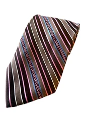 Real Men Wear Pink Hand Made Jacquard Design Silk Neck Tie 59 x 3.75