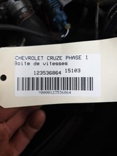 Boite de vitesse Chevrolet CRUZE