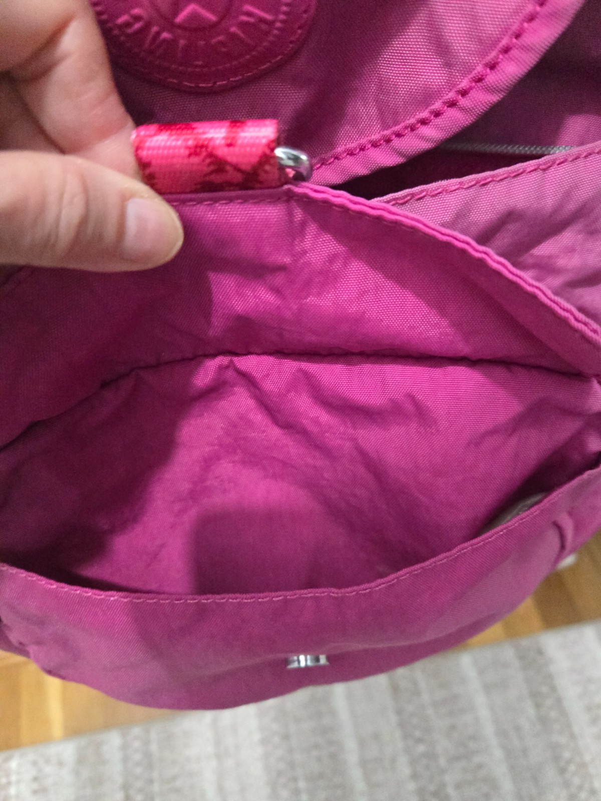 Kipling Backpack Queenie Dark Pink ? - image 9