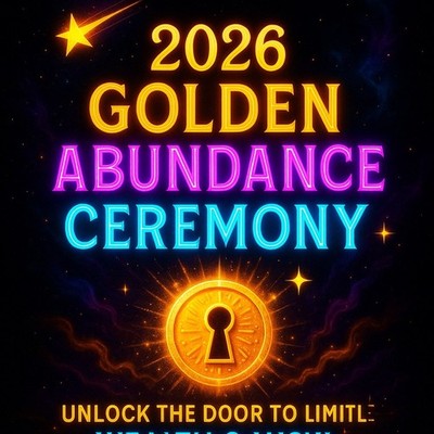   2026 Golden Abundance Ceremony   Unlock the Door to Limitless Wealth & Luck!