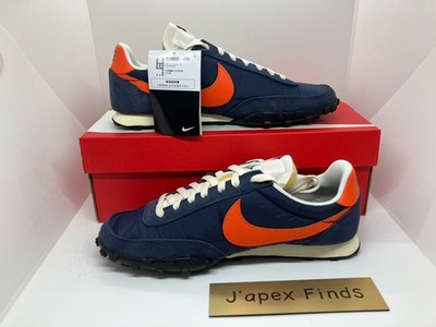Nike Waffle Racer IM8658-400 Midnight Navy Safety Orange-Sail