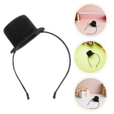 4 Pcs Mini Bowler Hat Headband Cosplay Accessory Carnival Headpiece