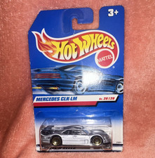 Hot Wheels Mattel Wheels Mercedes CLK-LM Silver Diecast Car 1:64 Unopened Box