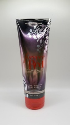 Bath & Body Works Forever Red Vanilla Rum Ultimate Hydration Body Cream 8 oz NEW