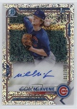 2021 Bowman Chrome Prospects Speckle Refractor 217/299 Michael McAvene Auto 02fz