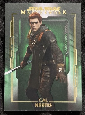 2020 Topps Star Wars Masterwork CAL KESTIS Green #d /99