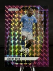 2024 Panini Prizm Premier League Soccer Purple Mosaic Jeremy Doku #6