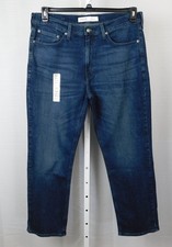 Levi Strauss Signature Mens S67 Athletic Straight Leg Jeans 36x30 Stretch Cotton