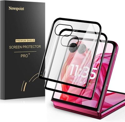 2PCS Front Screen Protector for Motorola Razr+ 2024 9H Hardness Anti-Scratch Tem