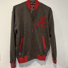 Franchise Club Alabama Crimson Tide Letterman Jacket Men's Medium Spell Out