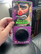 Forum Novelties Black Base Makeup Halloween 0.4oz. New