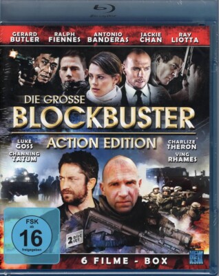 Die grosse Blockbuster Action Edition (Blu-ray) 6 Mega-Filme Box NEU & OVP
