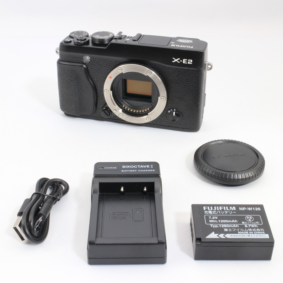 Fujifilm X-E2 MP Mirrorless Digital Camera with LCD