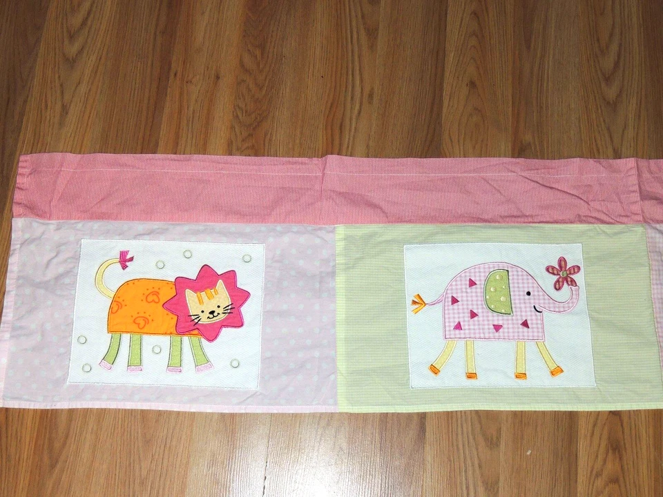 CENEFA SAFARI JUNGLA ROSA CORDEROS E HIEDRA LEÓN ELEFANTE MONO HIPOPÓTAMO AMARILLO 68x14 Foto 3 de 4