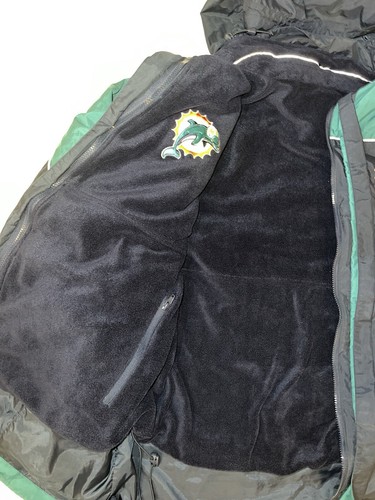 Men’s NFL Miami Dolphins Jacket | Coat / Detachable Hood & Lining | Size XXL - Picture 5 of 10