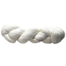 Natural/Undyed 2 Ply/Lace Merino Wool and Silk Knitting and Crochet Yarn