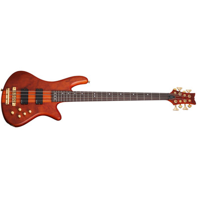 Schecter Stiletto Studio-8 Honey Satin 8-String Electric Bass + FREE Gig Bag