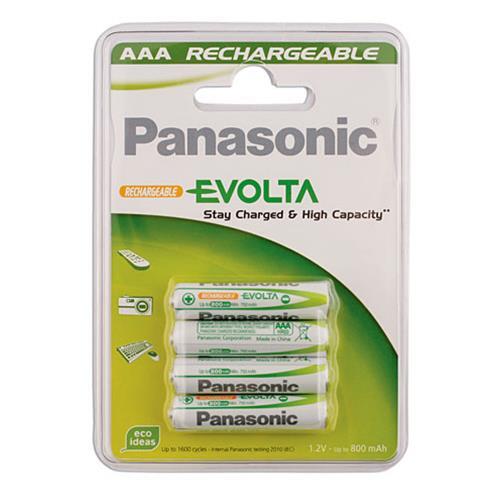 Batterie Ricaricabili Panasonic AAA 1.2V 750mAh – Confezione Da 2, Tecnologia Evolta Per Lunga Durata - 2