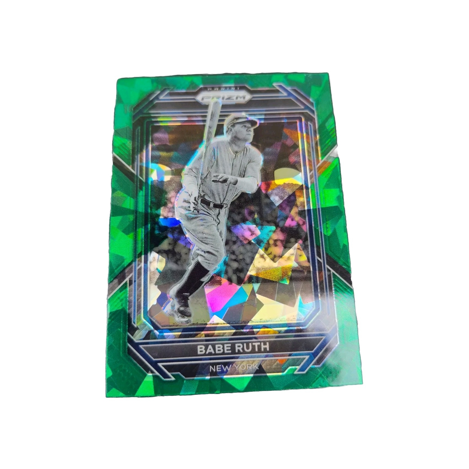2023 Panini Prizm #2 Babe Ruth Green Ice Prizm New York Yankees
