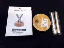Rominox Salz- & Pfefferstreuer  "Quera" –Schlank und Elegant- Originalverpackung