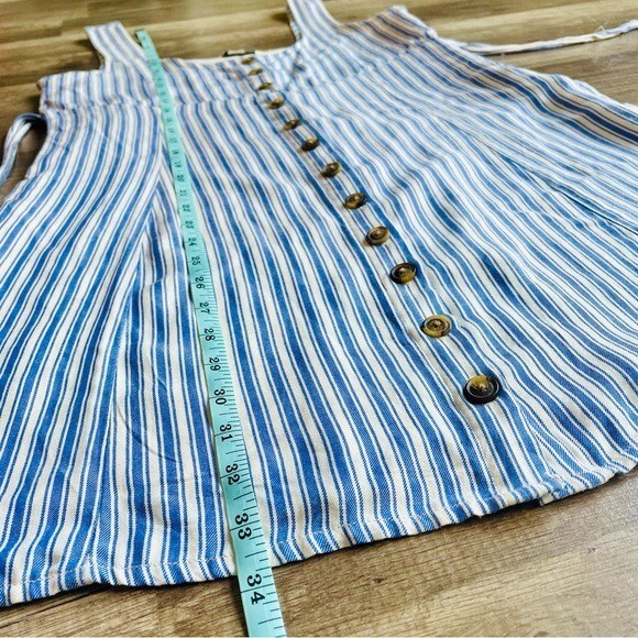 american eagle blue and white striped dress Jolee Blue Striped Maxi Dress main image 0