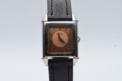 GIRARD PERREGAUX DAMEN UHR 1945 VINTAGE QUARZ 23MM STAHL RAR CARREE 2591 SELTEN