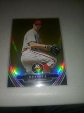 JESSE BIDDLE 2013 BOWMAN PLATINUM GOLD REFRACTOR #D 33/50 LOOK @ STORE