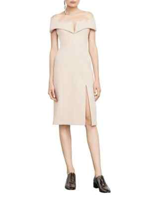 bcbgmaxazria bare pink dress Cascade Bare Pink Strapless Gown