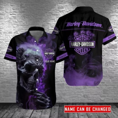 Personalized Harley-Davidson Limited Edition Men's Hawaiian Shirt Full S-5X